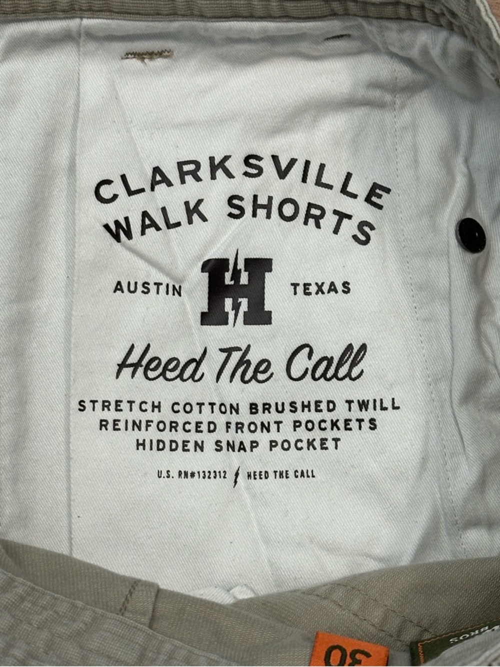 Howler Brothers Clarksville Walk Shorts 8" in Putty - Size 30 - Picture 6 of 10